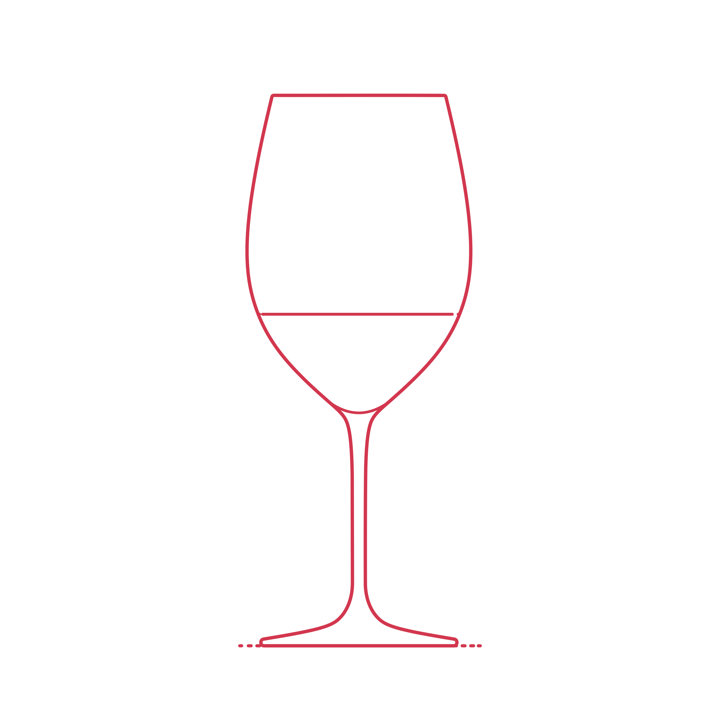 Objects Wine Glasses Bordeaux Wine Glass Outline Svg Vector Free Vectors